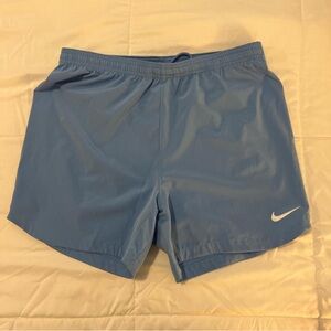 Nike Baby Blue Soccer Shorts Lightweight Performance